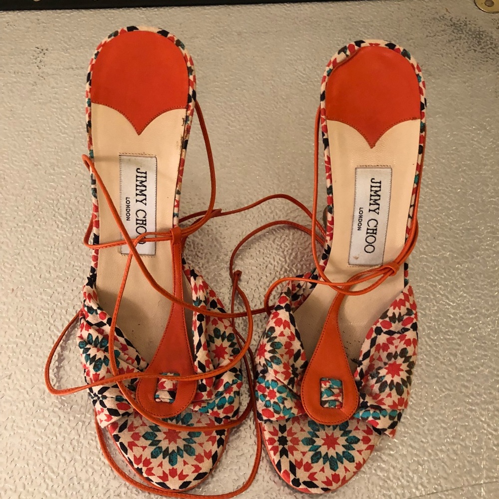 Jimmy Choo wedges. Size 8.5- runs small. EUC. - Picture 2 of 5